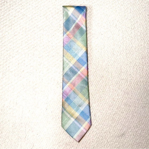 Stafford Other - Stafford Pastel Plaid Necktie